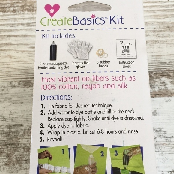 TIE Dye Kit Black 9 piece - Picture 4 of 5